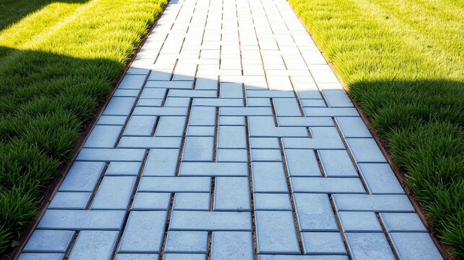 A modern outdoor patio featuring high-quality porcelain pavers, showcasing their sleek design, durability, and slip resistance. Perfect for driveways, walkways, and stylish landscaping.