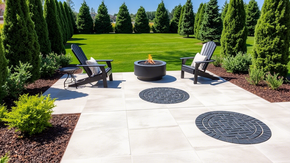 A well-designed driveway featuring premium pavers, showcasing their strength, slip resistance, and aesthetic appeal. Ideal for high-traffic areas, these driveway pavers provide durability and long-term performance.